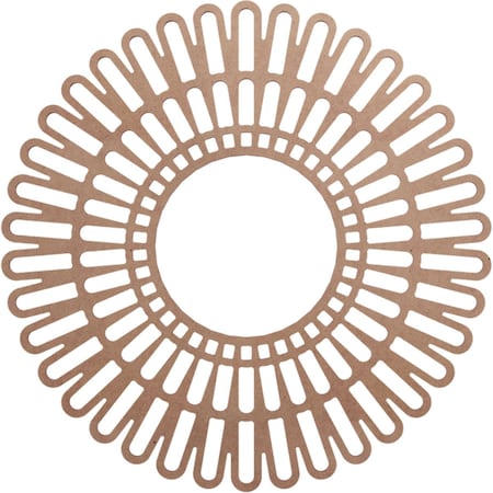 Ekena Millwork Cornelius Wood Fretwork Pierced Ceiling Medallion, Wood (Paint Grade), 24"OD x 8 7/8"ID x 3/8"T CMWP24X0375CRMF